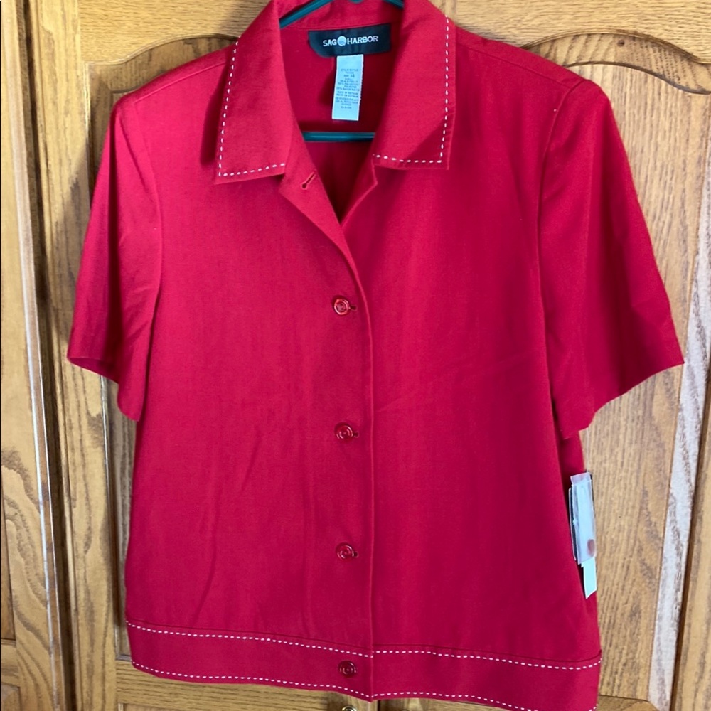 Sag Harbor Red Women's Top
